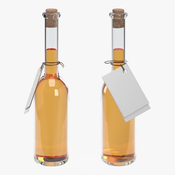 3D liquor bottle model