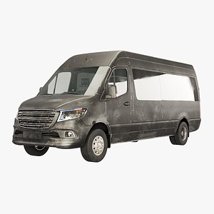 Modern Aged Shuttle Bus