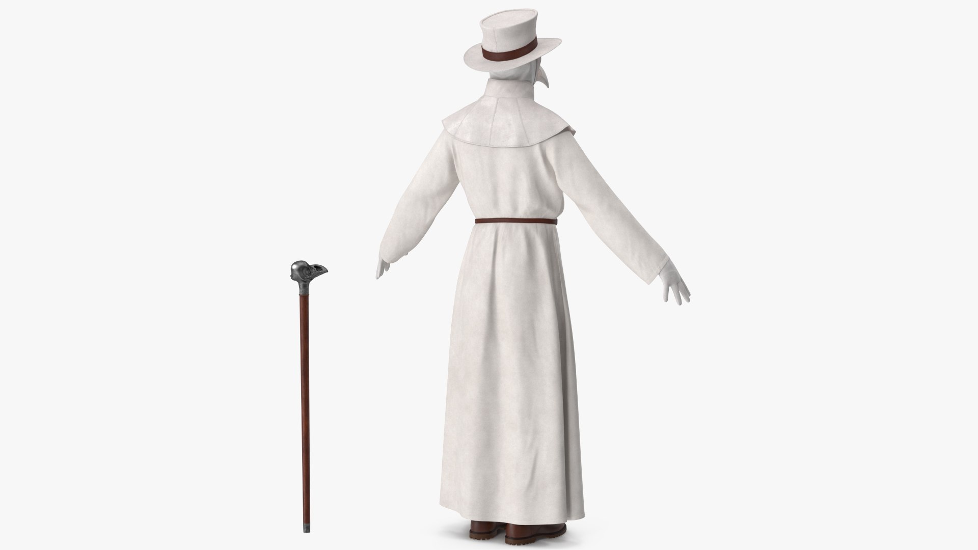 3D Plague Doctor Costume White with Staff https://p.turbosquid.com/ts-thumb/Qs/nWtPLZ/fR/angles_03/jpg/1779868046/1920x1080/fit_q87/b5cecb5573b9507e341007ca57ecc9b5f5d32884/angles_03.jpg