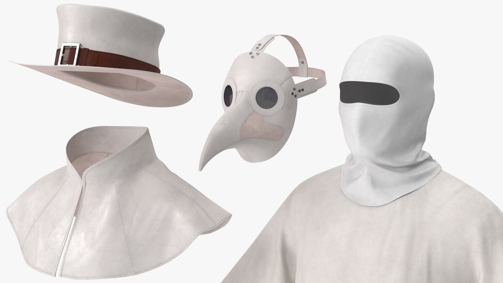 3D Plague Doctor Costume White with Staff https://p.turbosquid.com/ts-thumb/Qs/nWtPLZ/hu/angles_08/jpg/1779868080/1920x1080/fit_q87/7c601c510e575000ef9e5984f66c1f9bab610a20/angles_08.jpg