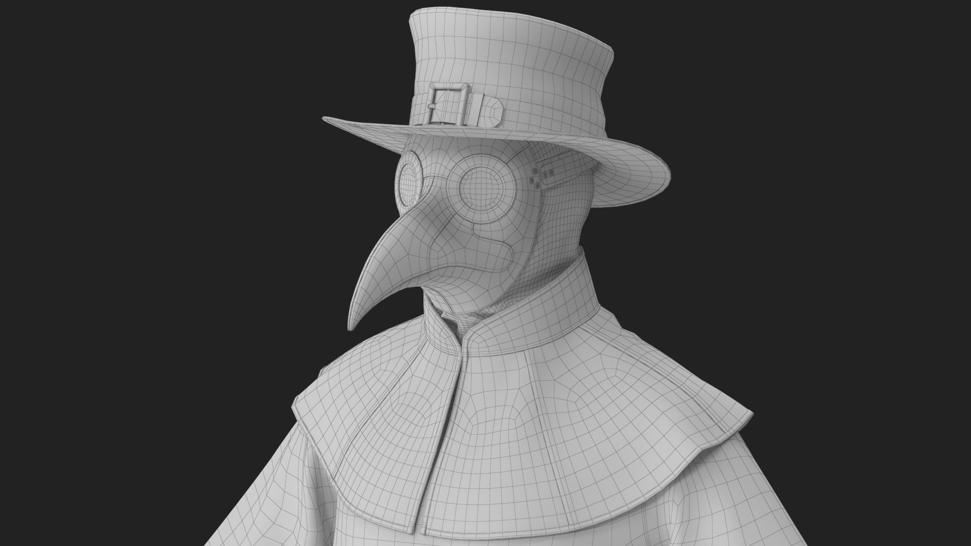 3D Plague Doctor Costume White with Staff https://p.turbosquid.com/ts-thumb/Qs/nWtPLZ/n8/wireframe_08/jpg/1779868224/1920x1080/fit_q87/2a376527edf458e03895adbb0a56d3d9f5439f7b/wireframe_08.jpg