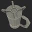French Press Coffee Pot 3D Model