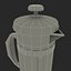 French Press Coffee Pot 3D Model