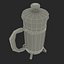 French Press Coffee Pot 3D Model