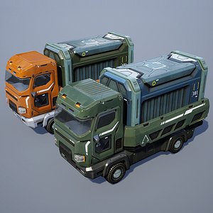 Sci-Fi Truck - game model
