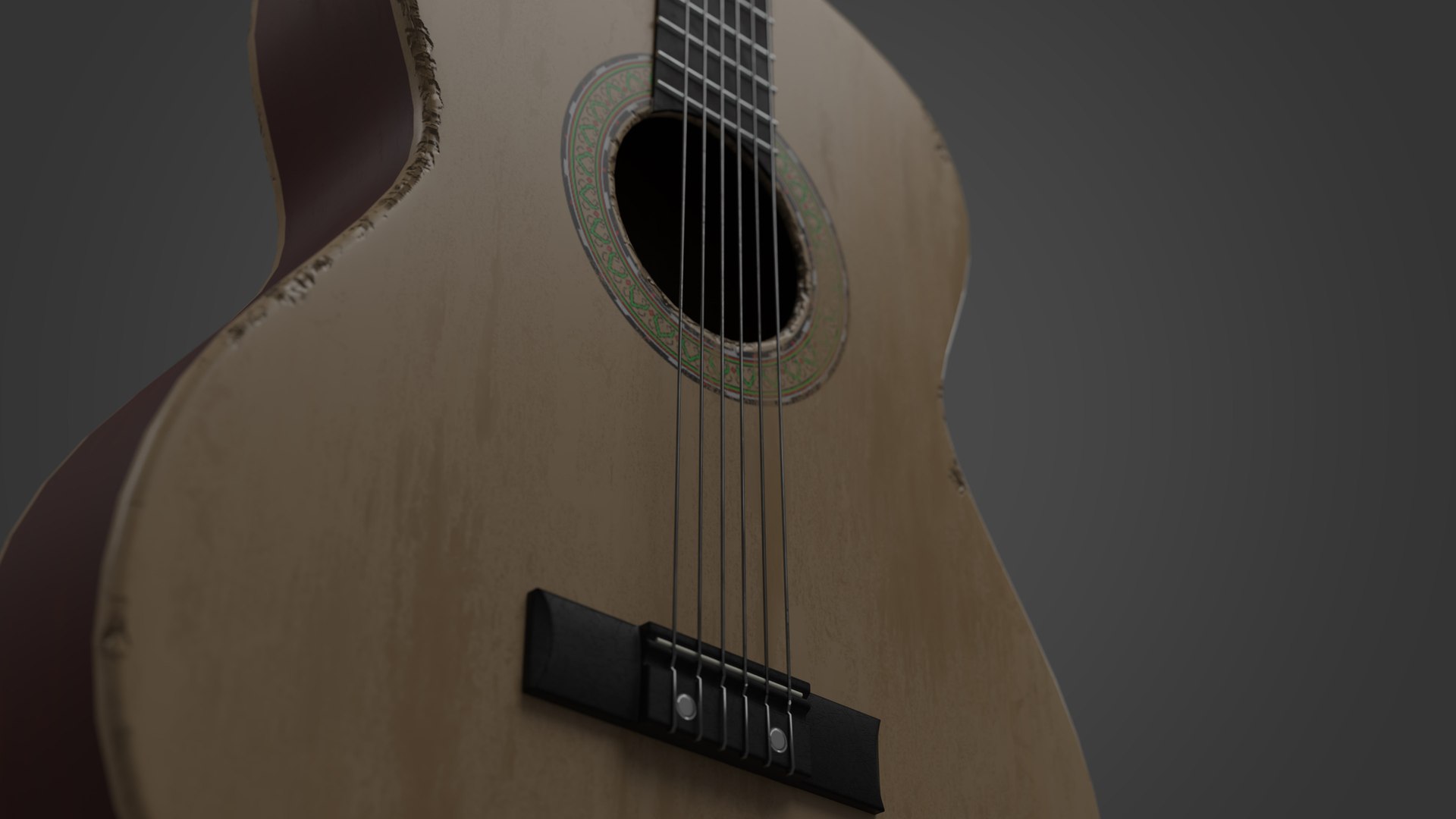 3D Guitar Lapaz - TurboSquid 2065404