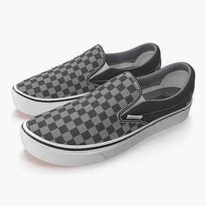Classic Slip-On Checkerboard Sneakers Vans 3D model