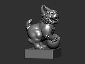 3D Guardian Lion