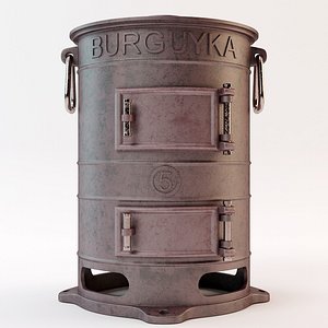 3d model of oven stove