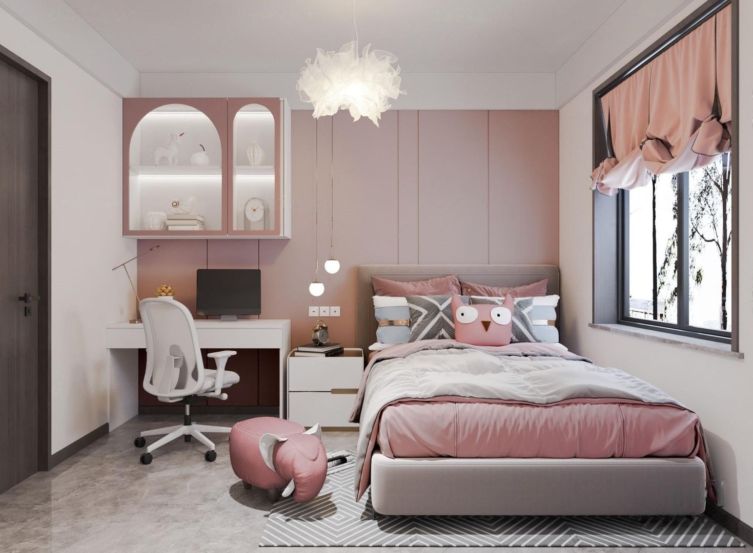 3D model Modern daughters bedroom - TurboSquid 2125071
