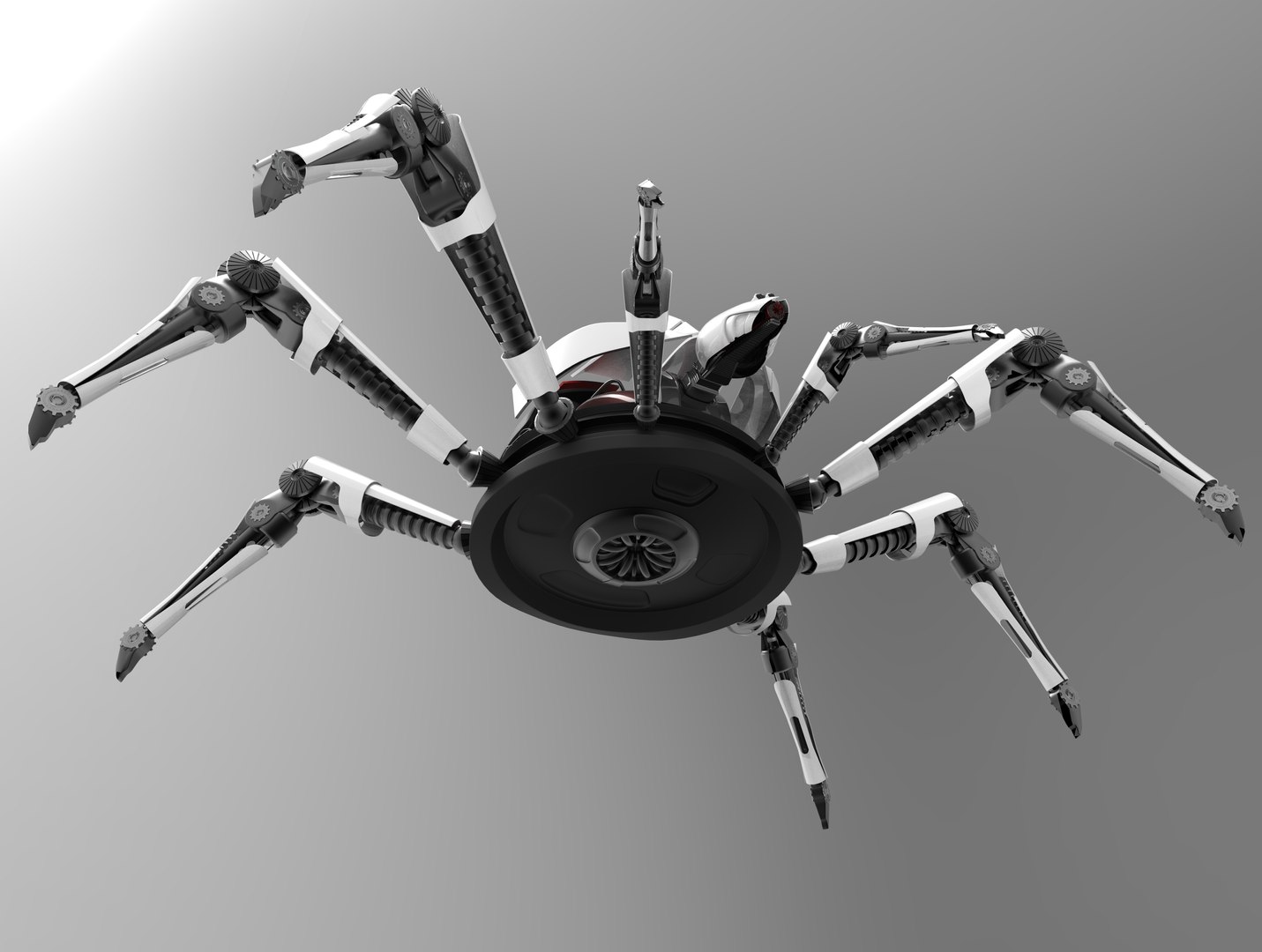 3D Mechanical Spider https://p.turbosquid.com/ts-thumb/Qt/B6Gv0H/jd/spider_00.5/jpg/1738676563/1920x1080/fit_q87/ee5d3784d7260c36d71caeb7c04905858ef1b64f/spider_00.5.jpg