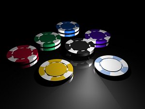 poker chips 3ds