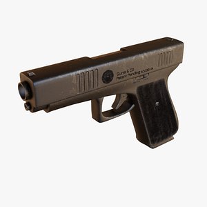 3D Gun 3D Model