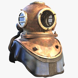 diving helmet 3D model