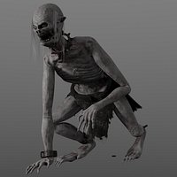 Ghoul animated lowpoly