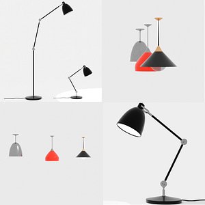 Lighting Pack PBR Low-poly 3D Models