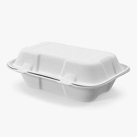 Rectangular Food Container Closed