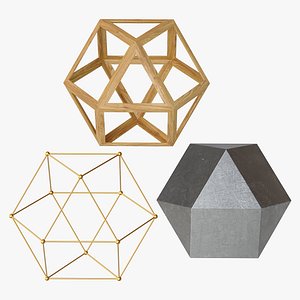 Cuboctahedron - Polyhedron 3D model