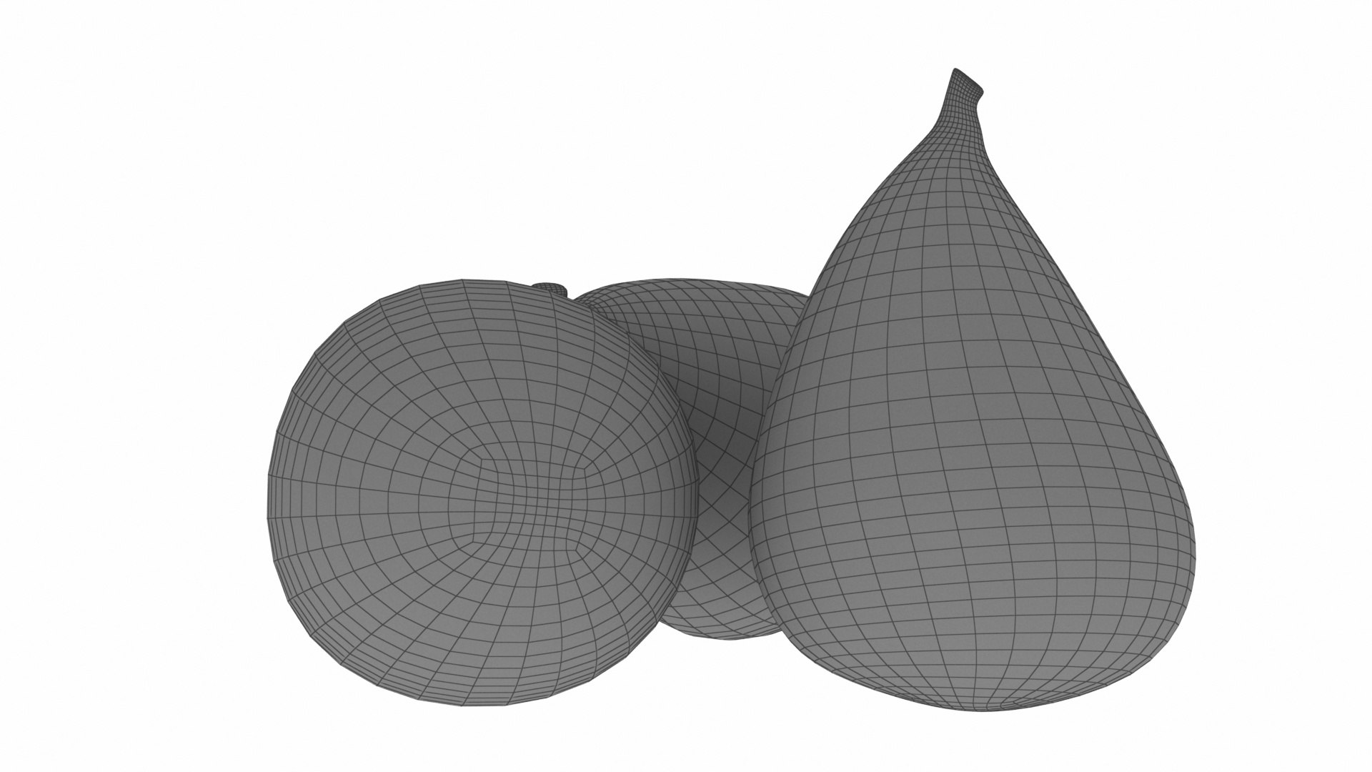 3D fig food fruit model - TurboSquid 1542538