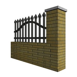 fence materials 3d 3ds