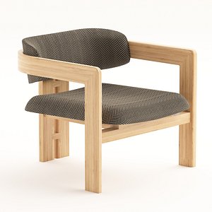 Small Arm and dining chair 3D
