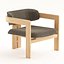Small Arm and dining chair 3D