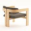 Small Arm and dining chair 3D