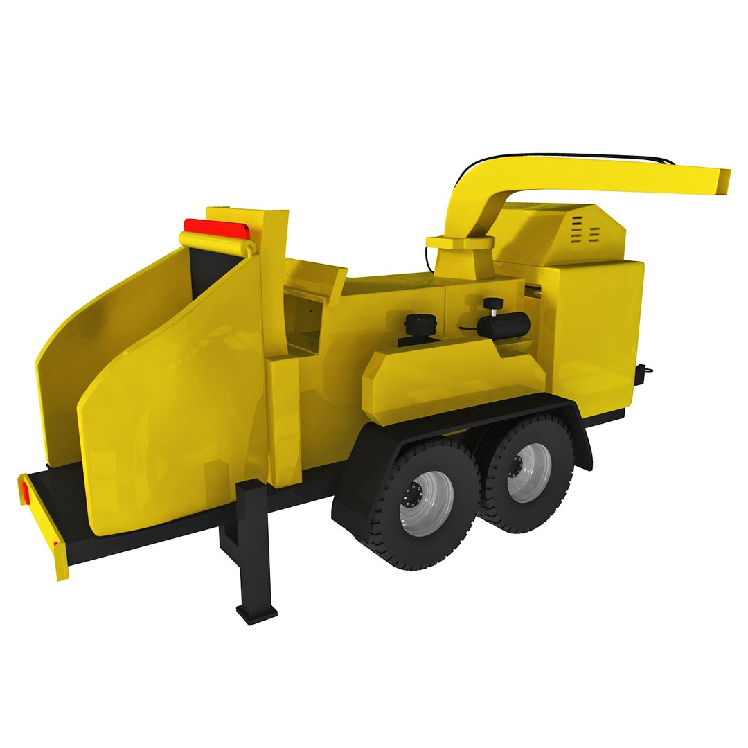 Brush Chipper Model - TurboSquid 1322675