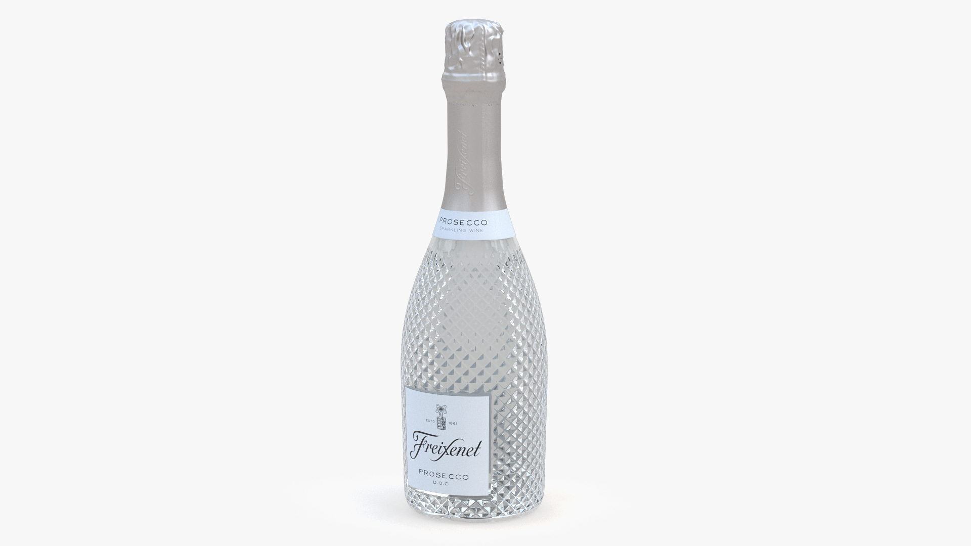 Prosecco Sparkling Wine Bottle 3D Model TurboSquid 2295505