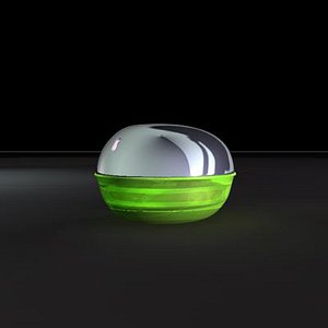 3d model designed perfume bottle