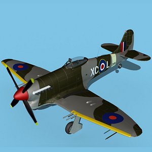 Hawker Hawker Tempest MK1 V07 3D