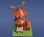 Low poly windmill
