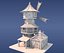Low poly windmill