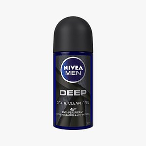 3D Nivea Men Roll On Deep Impact Deodorant model