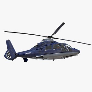 civil helicopter eurocopter sa 3D model