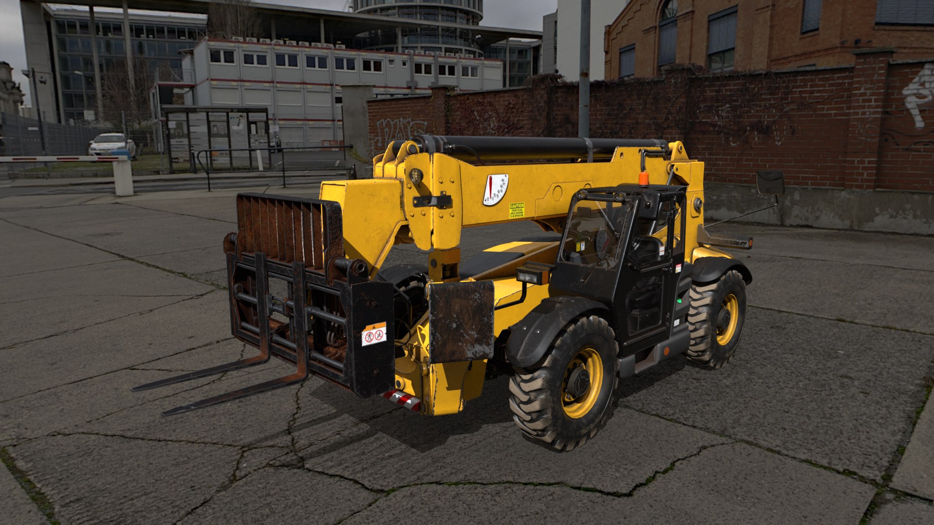 Telehandler Model - TurboSquid 2420718