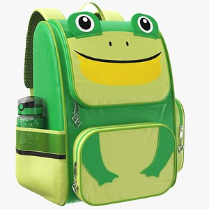 3D model Frog School Backpack Bag