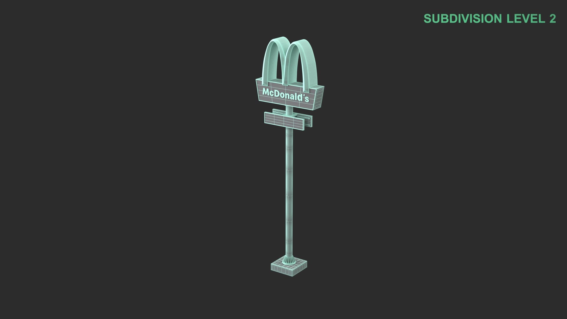3D McDonald Sign Billboard https://p.turbosquid.com/ts-thumb/Qt/vNj4uz/Rv/wireframe_0001/jpg/1741761884/1920x1080/fit_q87/e264fc0ed383484c4969460dcb933cb90890ca50/wireframe_0001.jpg