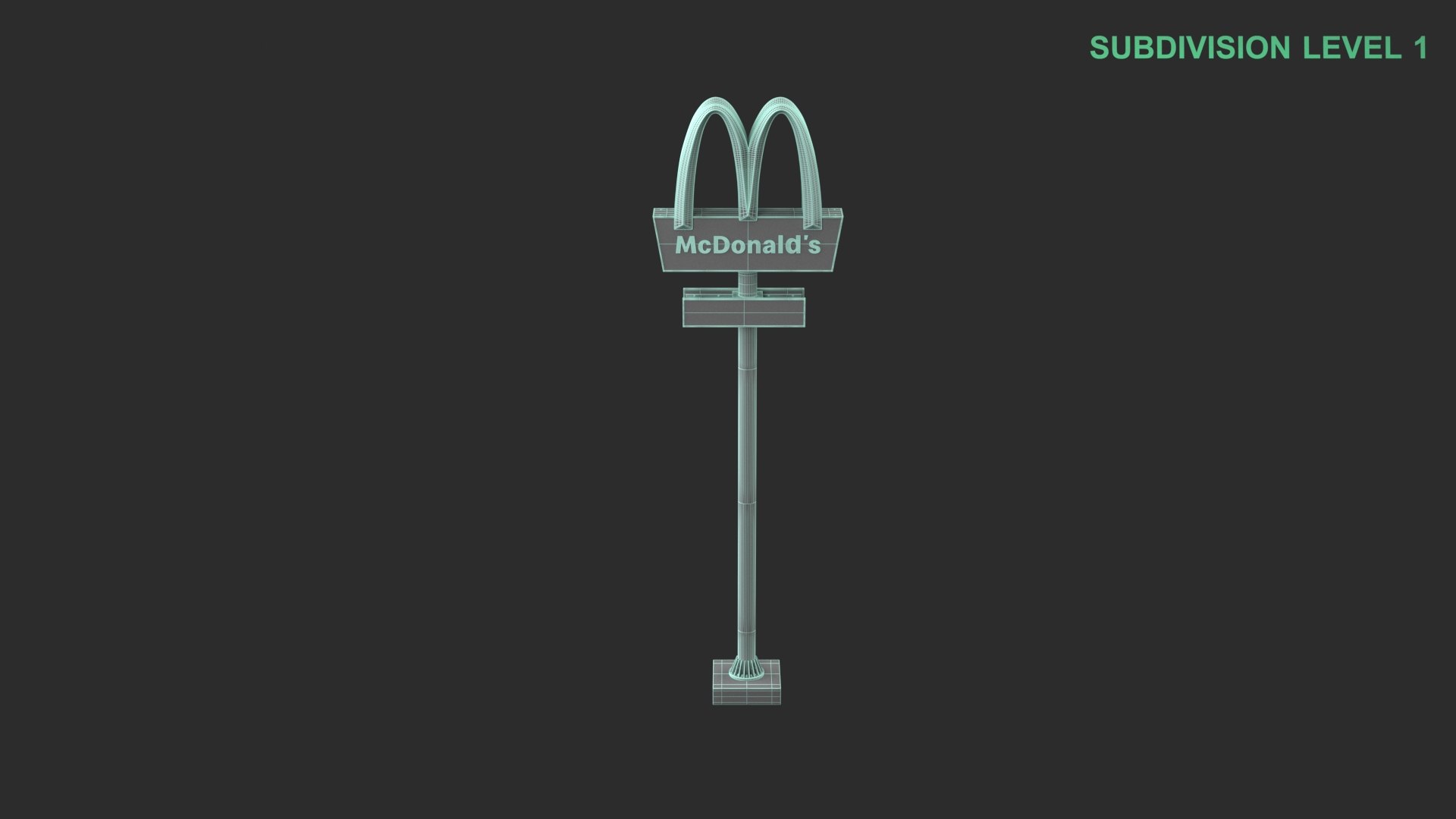 3D McDonald Sign Billboard https://p.turbosquid.com/ts-thumb/Qt/vNj4uz/i2/wireframe_0005/jpg/1741761885/1920x1080/fit_q87/b58f23d65d85e49e564bf7edb0df8e36d793831e/wireframe_0005.jpg