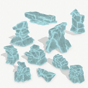 iceberg set 3D model