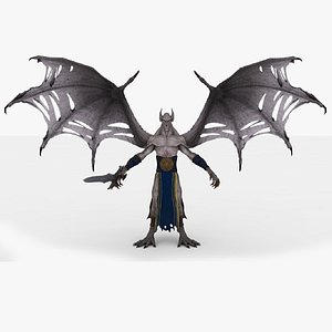 3D model Vampire Rigged and Animated