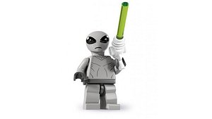 Lego Classic Alien - Rigged Minifigure - 8827-1