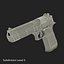 Pistol IMI Desert Eagle Black