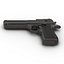 Pistol IMI Desert Eagle Black