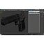 Pistol IMI Desert Eagle Black