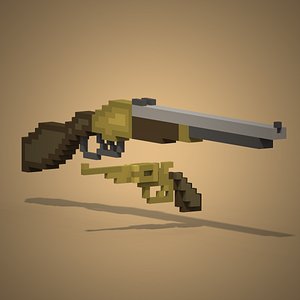Voxel Guns model
