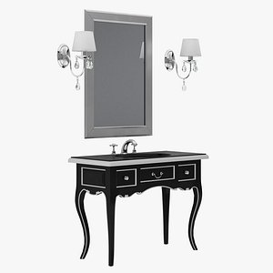 3d model glamour washbasin