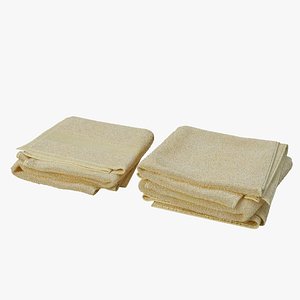 Folded towels