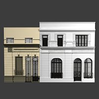 Classic building facade at Buenos Aires