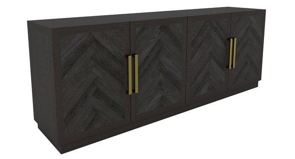 Restoration hardware shop herringbone sideboard